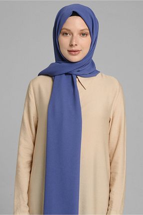 شال آبی زنانه پنبه ای MODASAL - کد 35553256