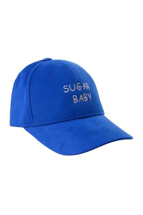 کلاه آبی زنانه پنبه (نخی) کد 758801098