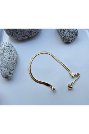 دستبند استیل (فولاد) طلائی زنانه استیل (فولاد) Narish - کد 758858654