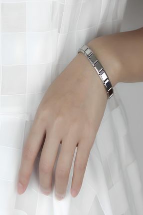 دستبند استیل زنانه فولاد ( استیل ) کد 758865658