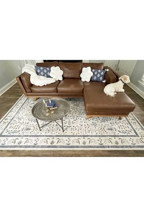فرش رنگی قابل شستشو Rugs Modern Halı - کد 740564731