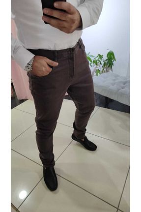 شلوار جین قهوه ای مردانه رگولار DERİNBOUTIQUE - کد 759470275