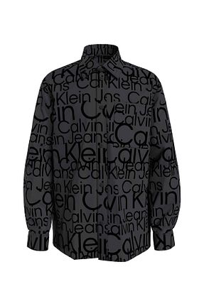 پیراهن مشکی بچه گانه رگولار Calvin Klein - کد 758991703