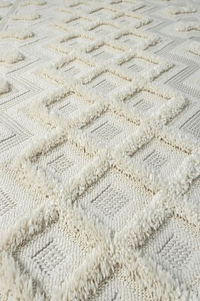 فرش بژ آنتی آلرژی SİMEREV HALI HOME CONSEPT - کد 759370498