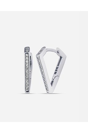 گوشواره نقره سفید زنانه 925 عیار MEKS JEWELS - کد 759743626