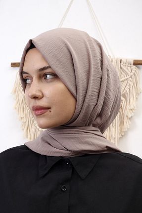 شال طوسی زنانه پنبه ای Neon scarf - کد 746597081