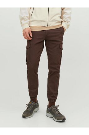 شلوار قهوه ای مردانه پارچه Jack & Jones - کد 760425433