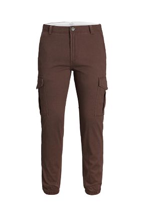 شلوار قهوه ای مردانه پارچه Jack & Jones - کد 760425433