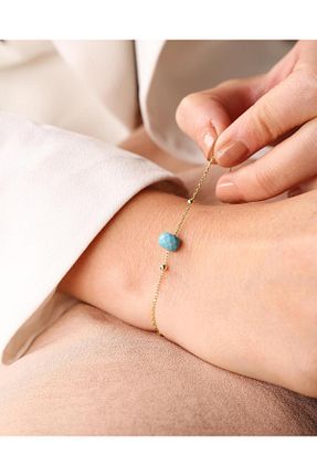 دستبند نقره طلائی زنانه 925 عیار MEKS JEWELS - کد 759965868