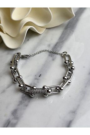 دستبند استیل (فولاد) زنانه استیل (فولاد) Hazel Accesories - کد 760778251