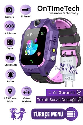 ساعت هوشمند بنفش گارانتی وارد کننده On Time - کد 684561337