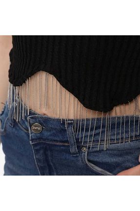 بادی مشکی زنانه یقه دوچرخه Clover Secret - کد 760111853
