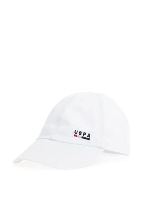 کلاه سفید مردانه پنبه ای U.S. Polo Assn. - کد 760139595