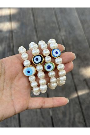 دستبند مروارید سفید مروارید فرهنگی Hazeran accessories - کد 760829812