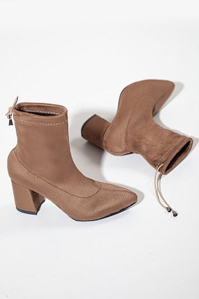 بوت / نیم بوت بژ زنانه جیر DARUGA - کد 760322825