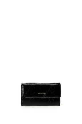 کیف پول مشکی زنانه سایز متوسط Nine West - کد 760364695