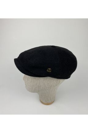 کلاه مشکی زنانه پشمی کد 208206793