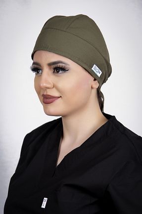 کلاه پشمی خاکی زنانه پنبه ای SCRUBS - کد 70318867