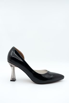 کفش مجلسی مشکی زنانه چرم مصنوعی پاشنه متوسط ( 5 - 9 cm ) پاشنه نازک کد 239454507