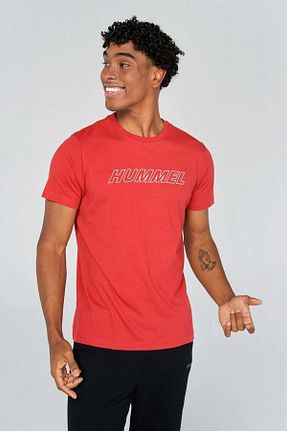 تیشرت قرمز مردانه رگولار hummel - کد 660053459