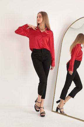 شلوار مشکی زنانه پارچه Kuzeyli Store - کد 699500679