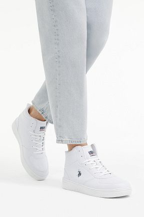 کفش اسنیکر سفید مردانه بند دار U.S. Polo Assn. - کد 760828939