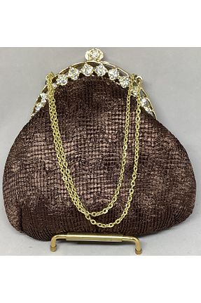 کیف مجلسی قهوه ای زنانه پارچه ای Noemi - کد 760925016