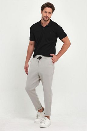 شلوار طوسی مردانه پارچه MAXIMILLIAN - کد 760954992