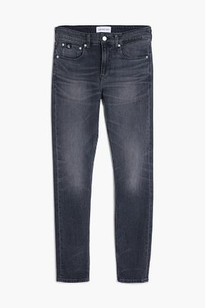 شلوار جین مشکی مردانه پاچه تنگ Calvin Klein - کد 710353541