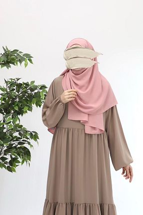 شال صورتی زنانه کرپ Emare - کد 760118481