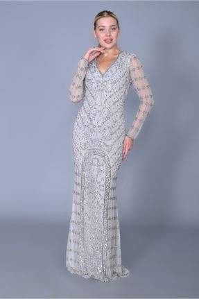 لباس مجلسی زنانه پلی استر آستین استاندارد رگولار یقه هفت کد 759401170