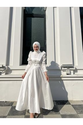 لباس سفید زنانه رگولار کد 759135261