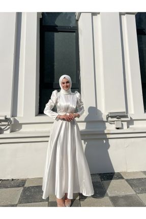 لباس سفید زنانه رگولار کد 759135261