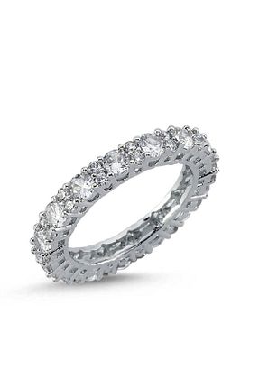 انگشتر جواهر سفید زنانه زیرکن Merano Design - کد 759151571