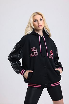 کت صورتی زنانه اورسایز Moda Akai - کد 759582028