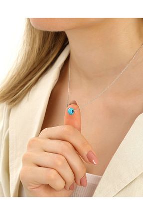 گردنبند نقره سفید زنانه 925 عیار MEKS JEWELS - کد 759965673