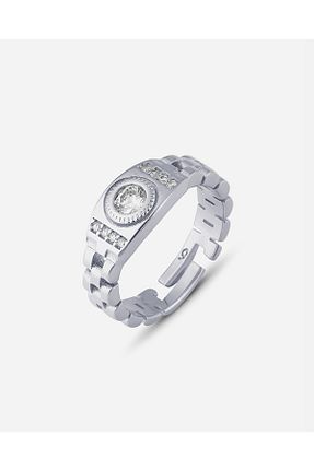 انگشتر نقره سفید زنانه زیرکن MEKS JEWELS - کد 759976579