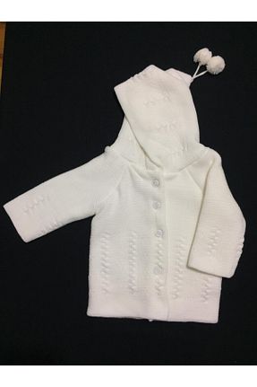 بادی و سرهمی نوزادی سفید بچه گانه پنبه ای BABYİBO - کد 47755171