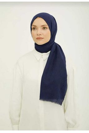 شال سرمه ای زنانه پنبه ای Armine - کد 760780181