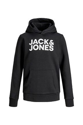 سوئیشرت مشکی مردانه چاپی Jack & Jones - کد 760060074