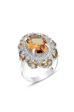 انگشتر نقره زنانه زیرکن gümüşay gümüş - کد 760187236