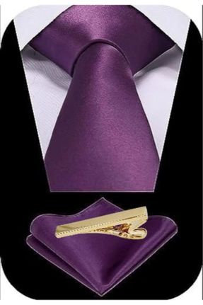 کراوات بنفش مردانه ساتن Standart کد 760422113