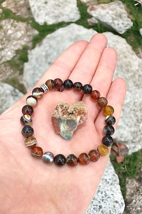 دستبند جواهر رنگی زنانه سنگ طبیعی NBS Beautiful Naturel Stones - کد 760572673