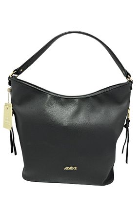 کیف دوشی مشکی زنانه چرم مصنوعی Armine - کد 760583306