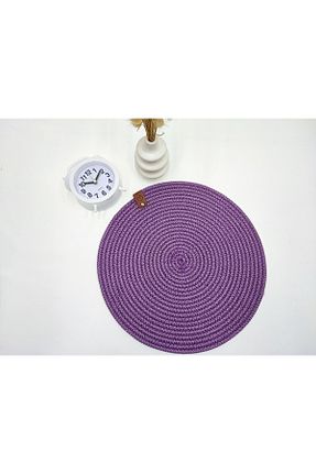 سرویس آمریکائی بنفش گرد Meryemce Ev Tekstili - کد 760546737