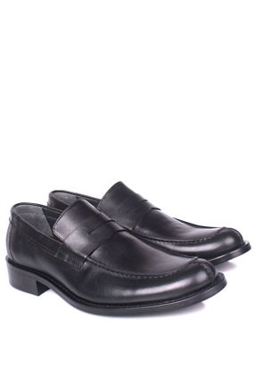 کفش کلاسیک مشکی مردانه چرم خالص Fitbas - کد 6482480