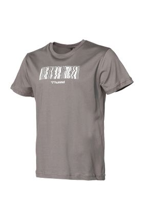 تی شرت طوسی مردانه رگولار کد 670300744