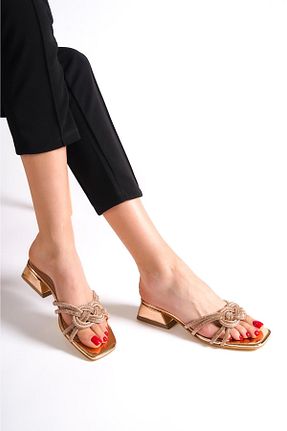 کفش پاشنه بلند کلاسیک صورتی زنانه چرم مصنوعی Capone Outfitters - کد 679667397