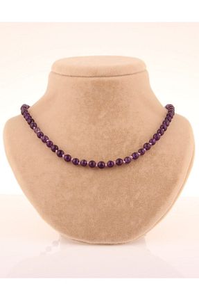 گردنبند جواهر رنگی زنانه سنگ طبیعی Deniz Doğal Taş - کد 329388020