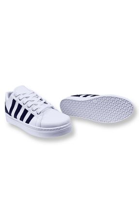 کفش اسنیکر سفید زنانه بند دار galya shoes - کد 462195567